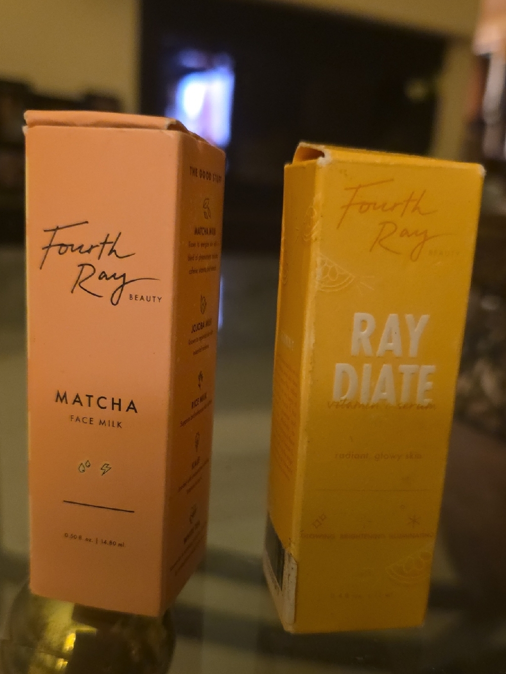 Fourth Ray Beauty Matcha Face Milk & Raydiate Vitamin C Serum - 12ml